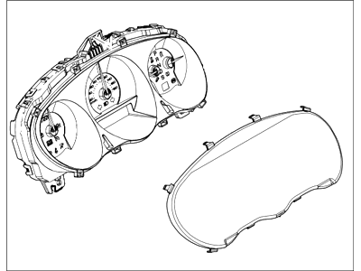 Ford AH6Z-10849-BB Instrument Cluster