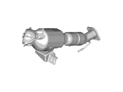 Ford EV6Z-5E212-A Converter & Pipe