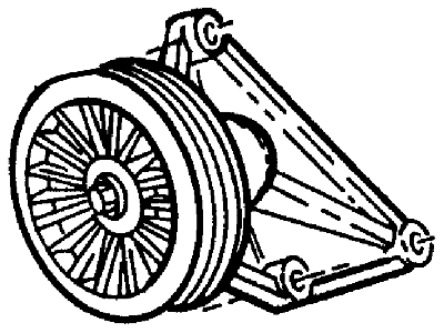 Ford F6TZ-8678-GB Serpentine Idler Pulley