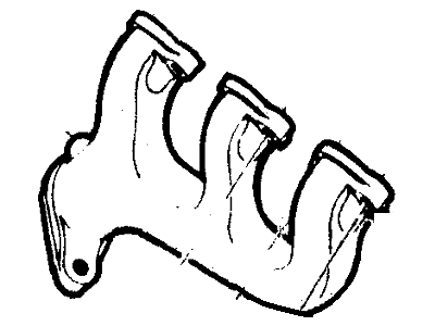 Ford E8TZ-9431-A Exhaust Manifold