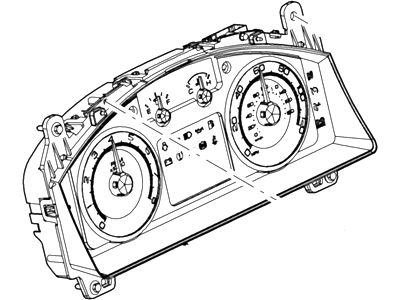 Ford 8E6Z-10849-JD Instrument Cluster