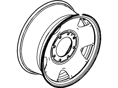 Ford 6C3Z-1015-B Spare Wheel