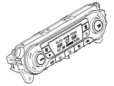 Ford BM5Z-19980-D Dash Control Unit