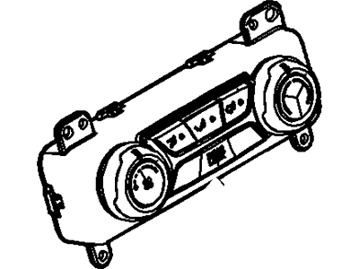 Ford BB5Z-19980-F Heater & AC Control