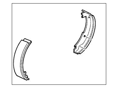 Ford F1VY-2N712-A Brake Shoes