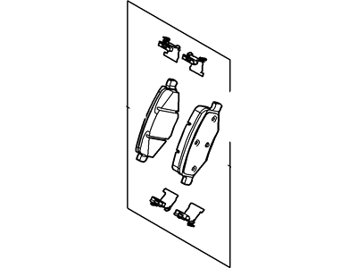 Ford DG1Z-2200-B Rear Pads