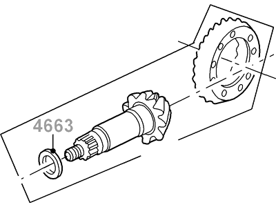 Ford 8L3Z-4209-S Ring & Pinion