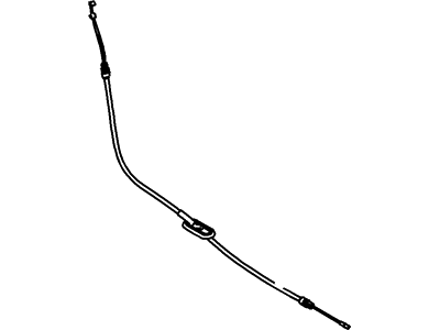 Ford FB5Z-2853-A Front Cable