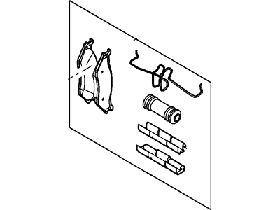 Ford 6U2Z-2V001-B Kit - Brake Lining