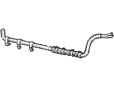 Ford XC2Z-14300-DA Positive Cable