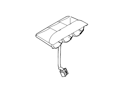 Ford CR3Z-10849-CA Cluster Assembly