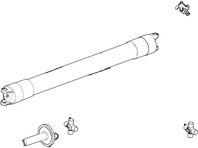 Ford 4C2Z-4602-HA Drive Shaft Assembly