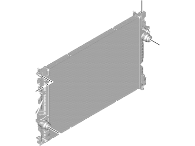 Ford CV6Z-8005-B Radiator