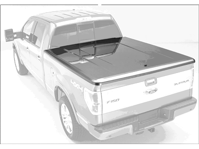 Ford VDL3Z-99501A42-AS Tonneau Covers - Hard Painted by UnderCover, 5.5 Short Bed, White Platinum Metallic Tri-coat