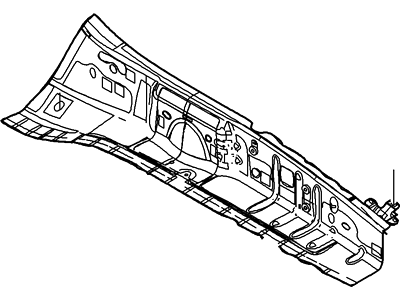 Ford 8G1Z-16B044-B Upper Reinforcement