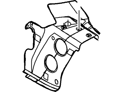 Ford 8G1Z-16D118-A Reinforcement - Apron Closing