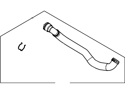 Ford 9L3Z-8286-C Lower Hose