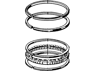 Ford E6TZ6148A Piston Rings