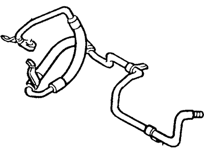 Ford F32Z3A713D Lower Return Hose