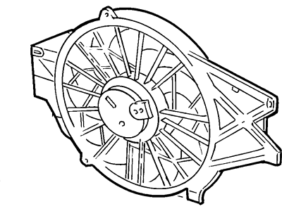 Ford F7ZZ8C607BB Fan Module