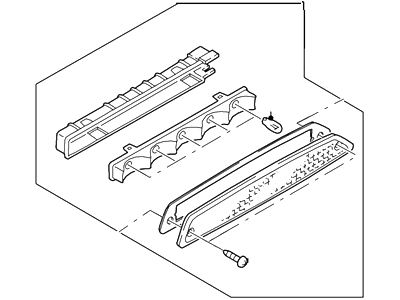 Ford YL8Z-13A613-DA Lamp Assembly - Rear - High Mounted