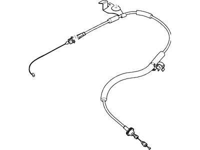 Ford 5L8Z-9A758-CA Throttle Cable