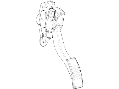 Ford 7R3Z-9F836-A Pedal Travel Sensor