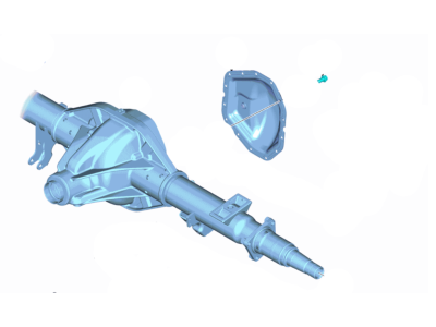 Ford HC3Z-4010-M Axle Housing