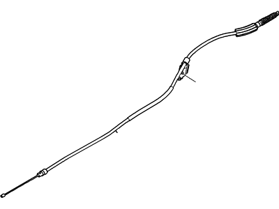 Ford 8A2Z-2A635-A Rear Cable