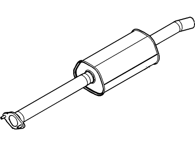 Ford CV6Z-5230-C Front Muffler