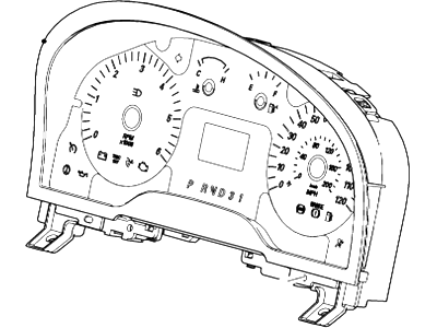 Ford 5F2Z-10849-EA Instrument Cluster