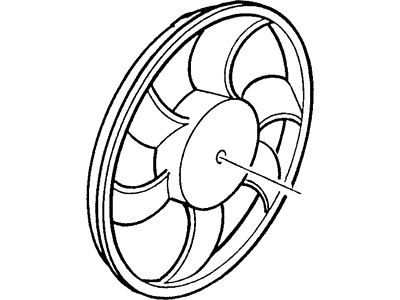 Ford E6DZ8600A Fan Blade