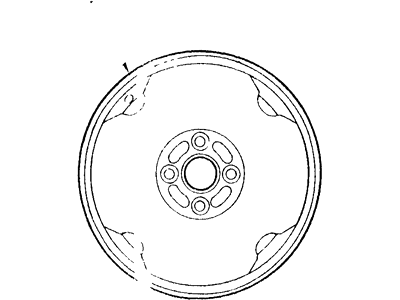 Ford F7CZ1007CC Wheel, Alloy