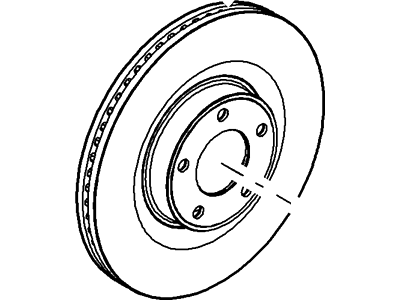 Ford 7U2Z-1V125-DC Rotor