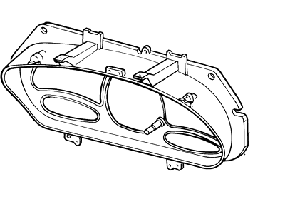 Ford F7CZ-10890-AA Cluster Cover