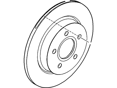 Ford BV6Z-2C026-A Rotor Assembly - Brake