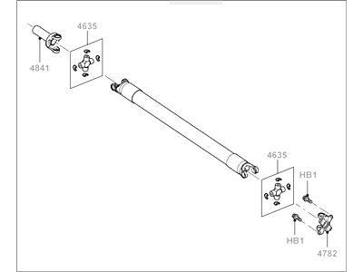 Ford DL1Z-4602-A Drive Shaft Assembly