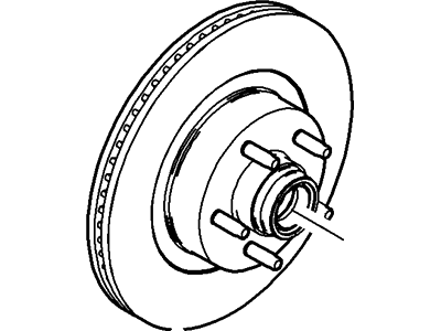Ford 5L2Z-1102-BA Hub & Rotor