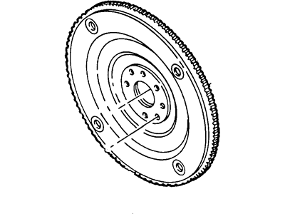 Ford F5RZ-6375-A Flywheel And Ring Gear Assembly