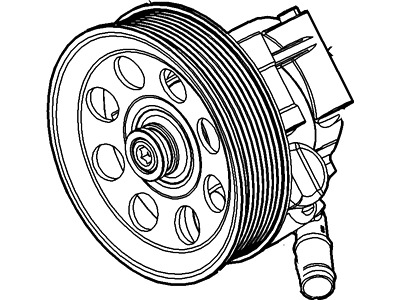 Ford BC3Z-3A696-C Power Steering Pump