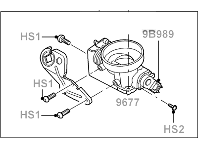 Ford YL8Z-9E926-EA Throttle Body