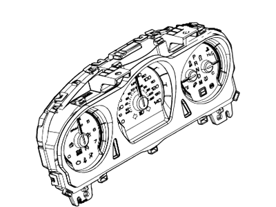 Ford BG1Z-10849-CD Instrument Cluster