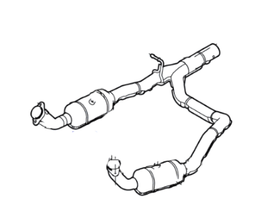 Ford HC2Z-5F250-A Converter & Pipe