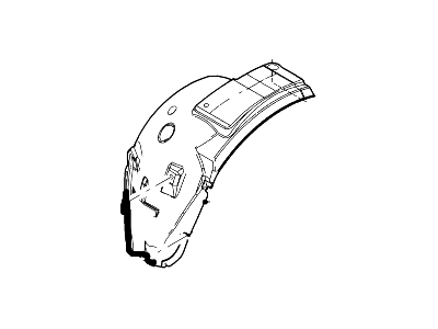 Ford 5R3Z-16102-AA Fender Liner