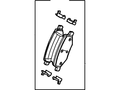 Ford FG1Z-2200-A Rear Pads