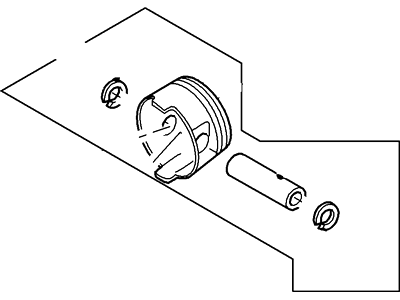 Ford 3W4Z-6108-A Piston