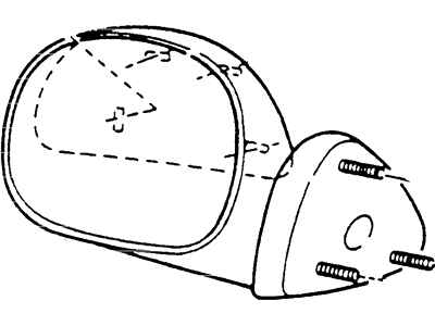 Ford YL7Z-17683-AAA Mirror