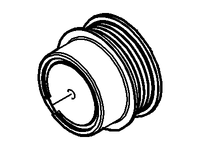 Ford DA8Z-10344-B Pulley