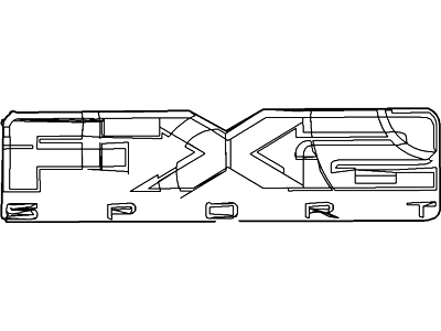 Ford AL3Z-9925622-AB Decal