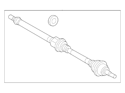 Ford BV6Z-3B436-A Front Axle Shaft